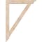 Ekena Millwork Traditional Traditional Smooth Bracket w/ Offset Brace, Douglas Fir, 5 1/2"W x 32"D x 44"H BKT0604X32X44TRA01SDF - alternate 4
